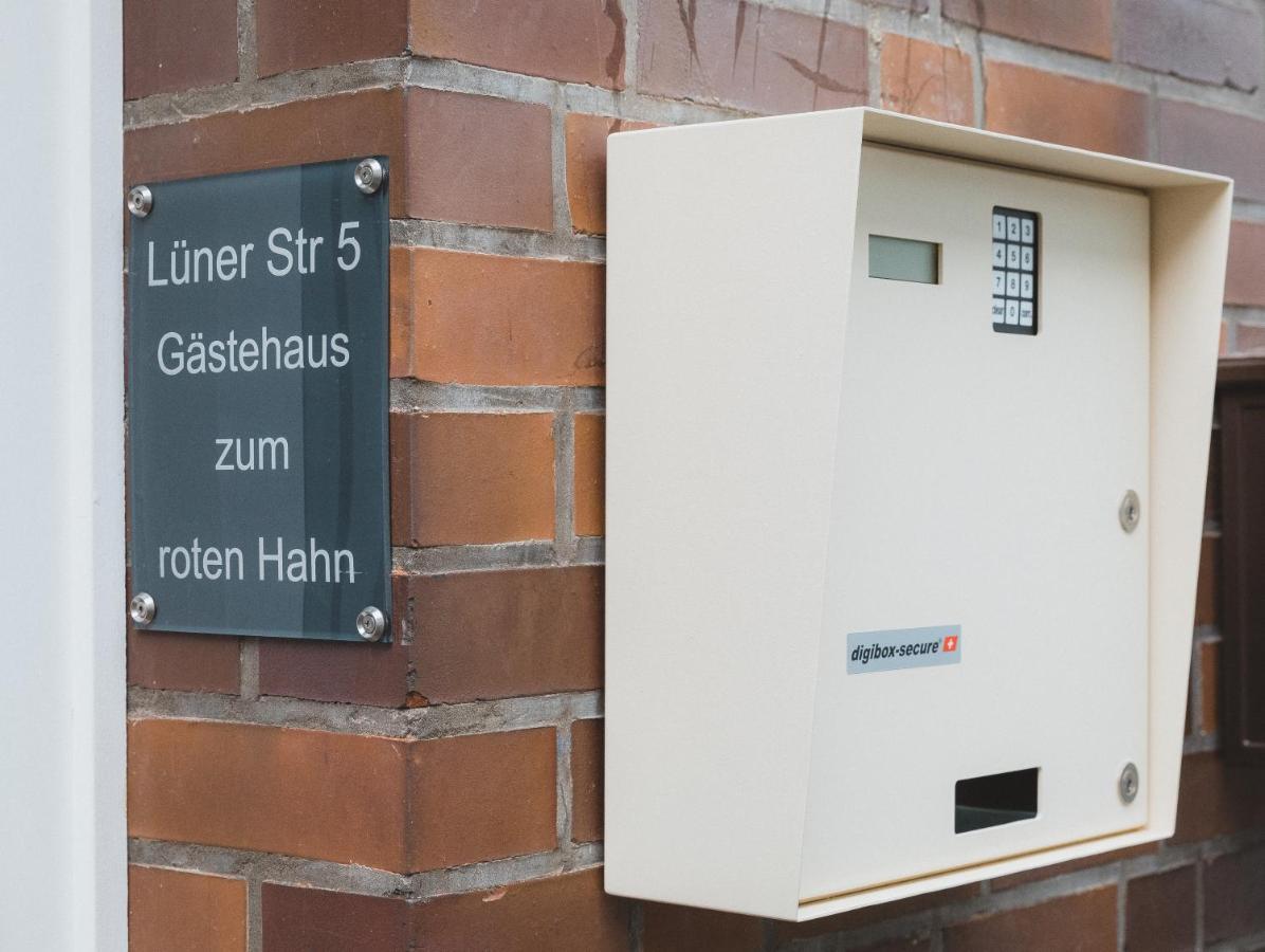 Gaestehaus Zum Roten Hahn Lüneburg Exterior foto